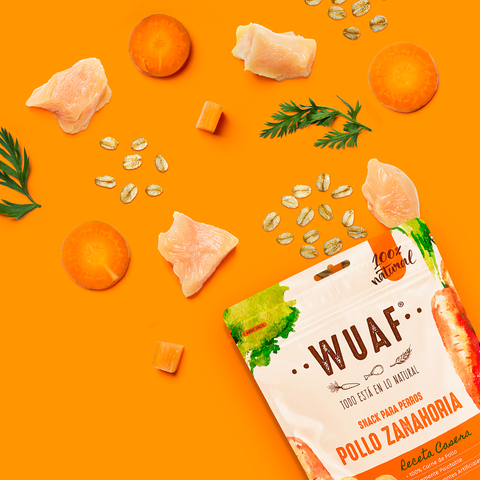 Pack 3un. Wuaf Receta Casera Pollo 100gr