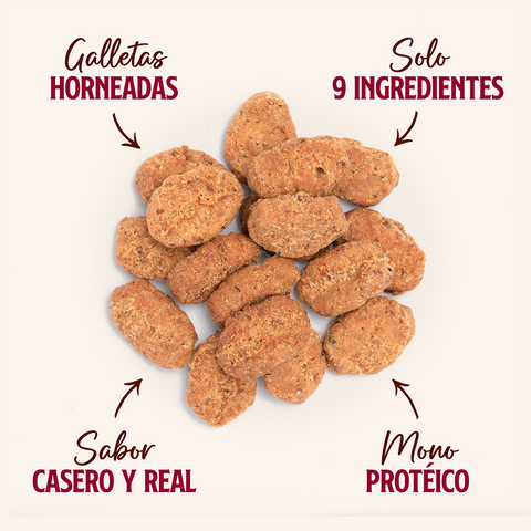 Pack 4un. Snack Receta Casera Wuaf Carne 100g