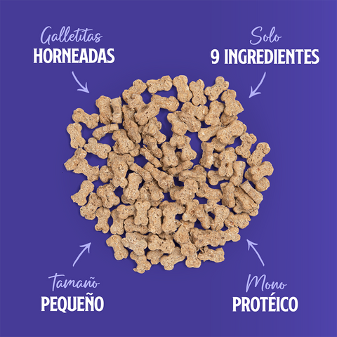Pack 4un. Snack Razas Pequeñas Wuaf Carne 85g