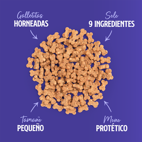 Pack 4un. Snack Razas Pequeñas Wuaf Pollo 85g