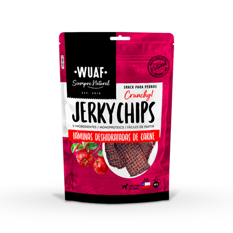 Jerky Chips Wuaf Carne Orégano 40gr
