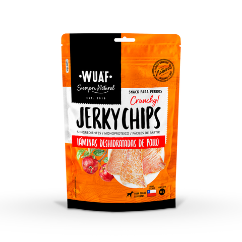 Jerky Chips Wuaf Pollo Romero 40gr