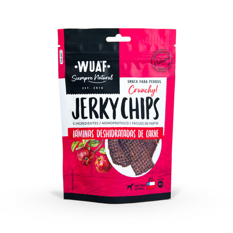Snack Jerky Chips Wuaf Carne Orégano 40g