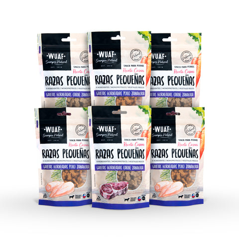 Pack 6un. Snacks Raza Pequeña Variedades 85g