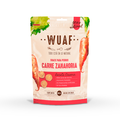 Snack Receta Casera Carne Zanahoria 100gr
