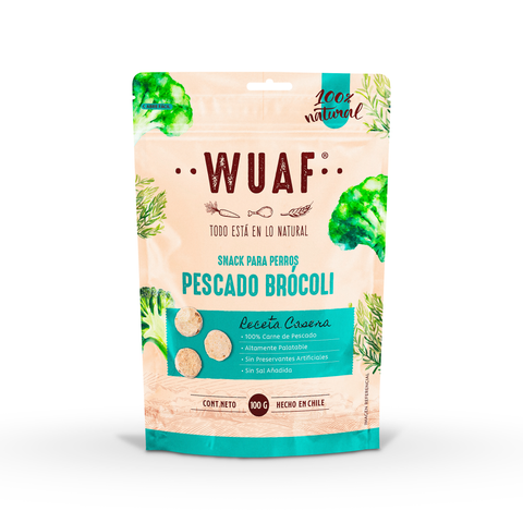 Snack Receta Casera Pescado Brócoli 100gr